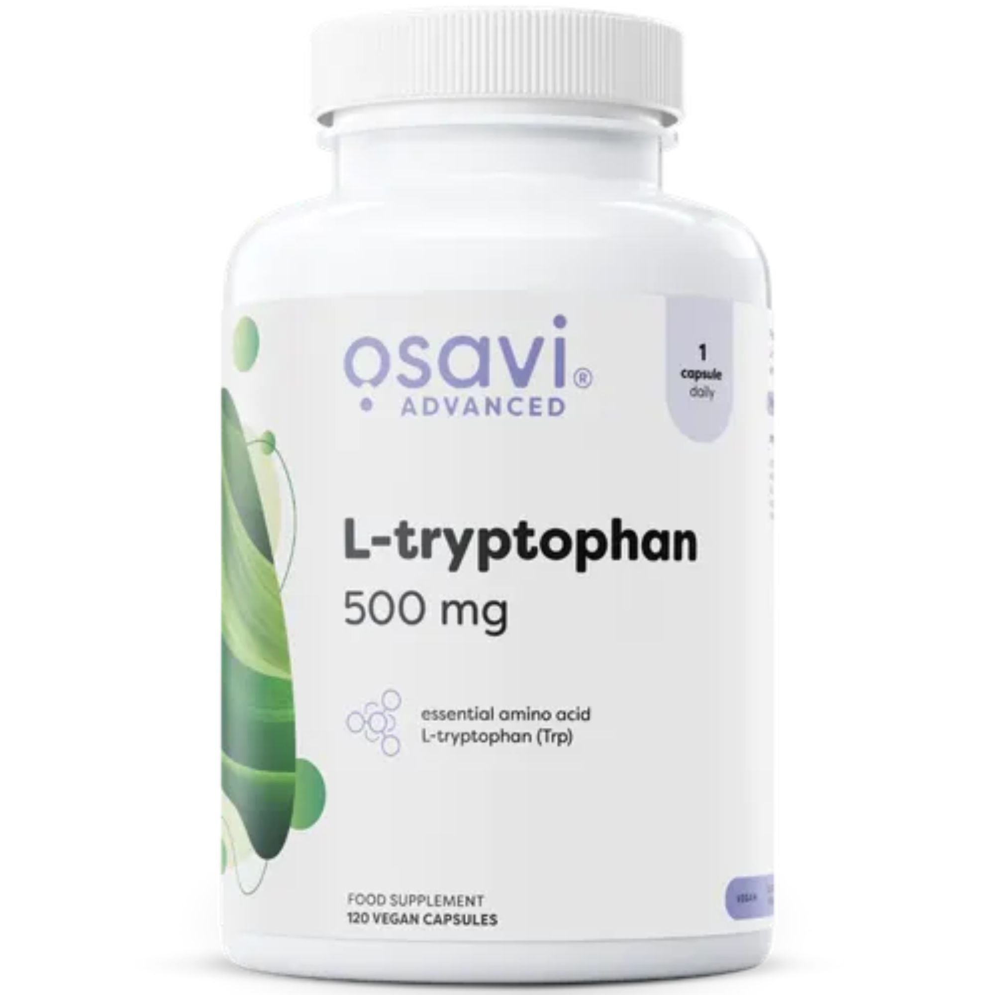 Osavi Advanced L-Triptofano 500 mg - 120 capsule vegane - integratore alimentare di amminoacido essenziale