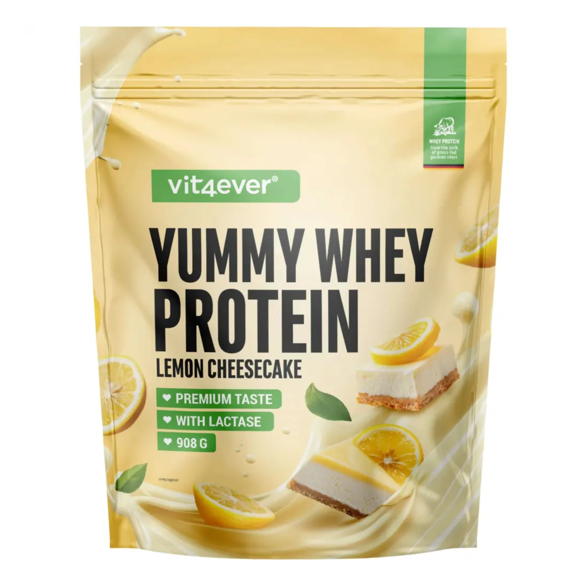 Vit4ever Yummy Whey Protein Lemon Cheesecake shake proteico 908 grammi