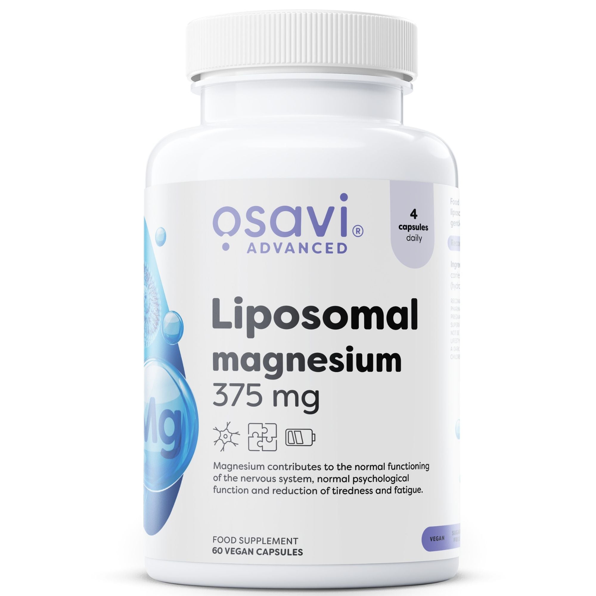Osavi Magnesio Liposomiale 375mg (Liposovit-Mg) - 60 capsule vegane integratore di minerali | acquista in Italia