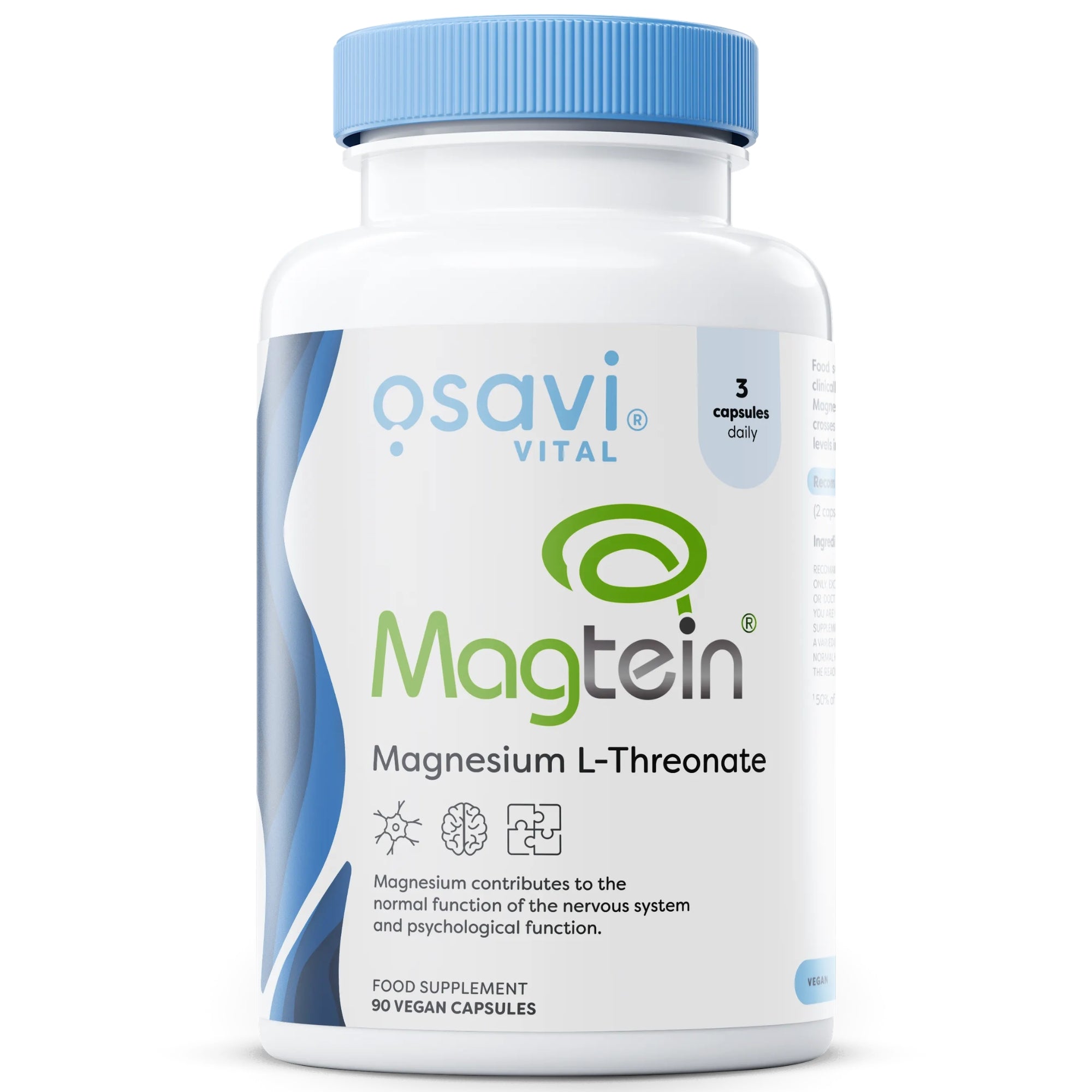 Osavi Magnesio L-treonato Magtein - 90 capsule vegane integratore di minerali | acquista in Italia