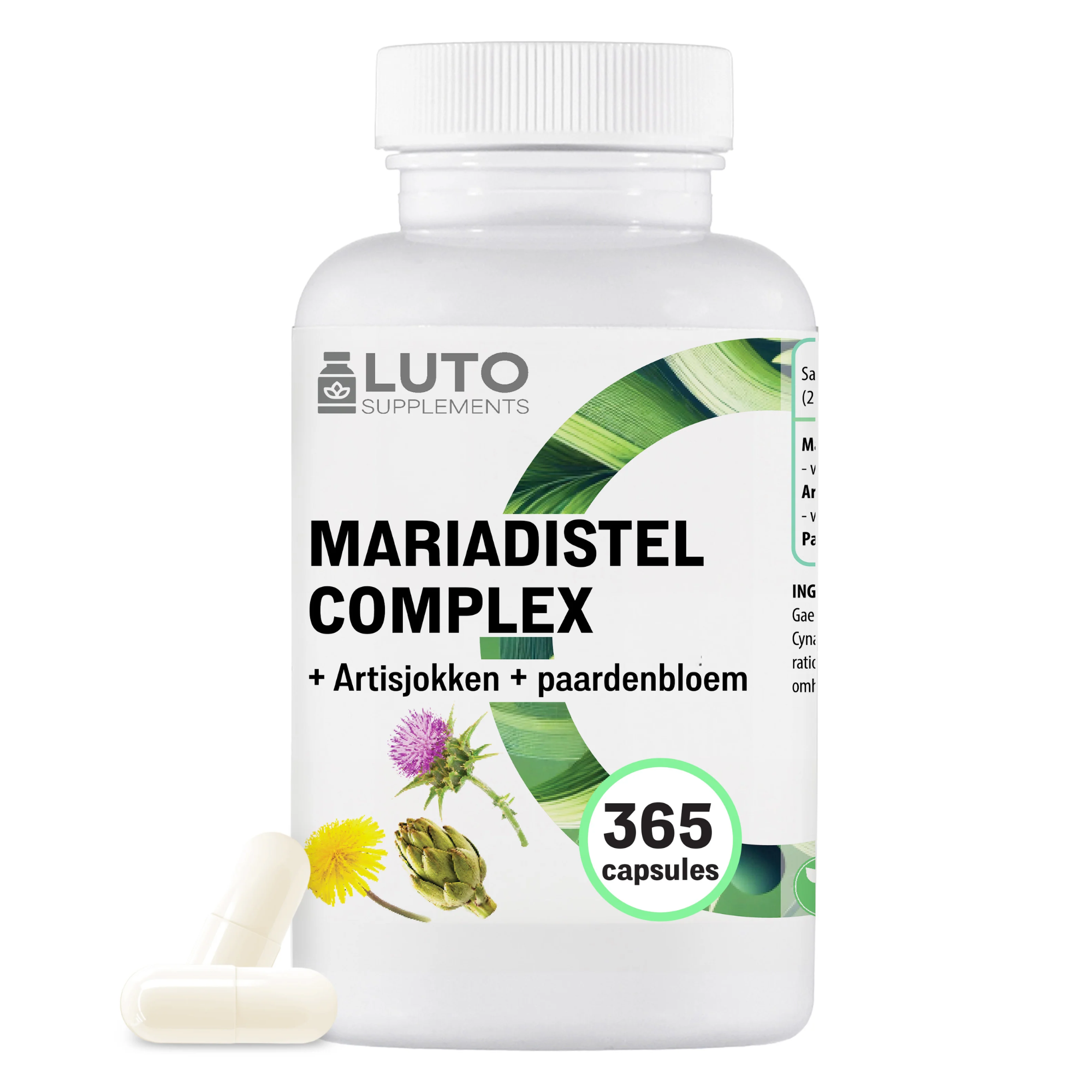 Complesso di Cardo Mariano 365 capsule Luto Supplements