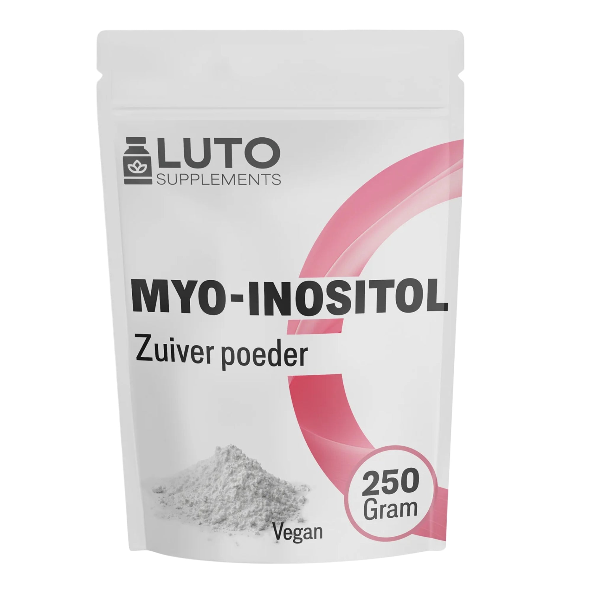 Mio-inositolo in polvere 250 grammi di LUTO Supplements, polvere di inositolo pura senza additivi