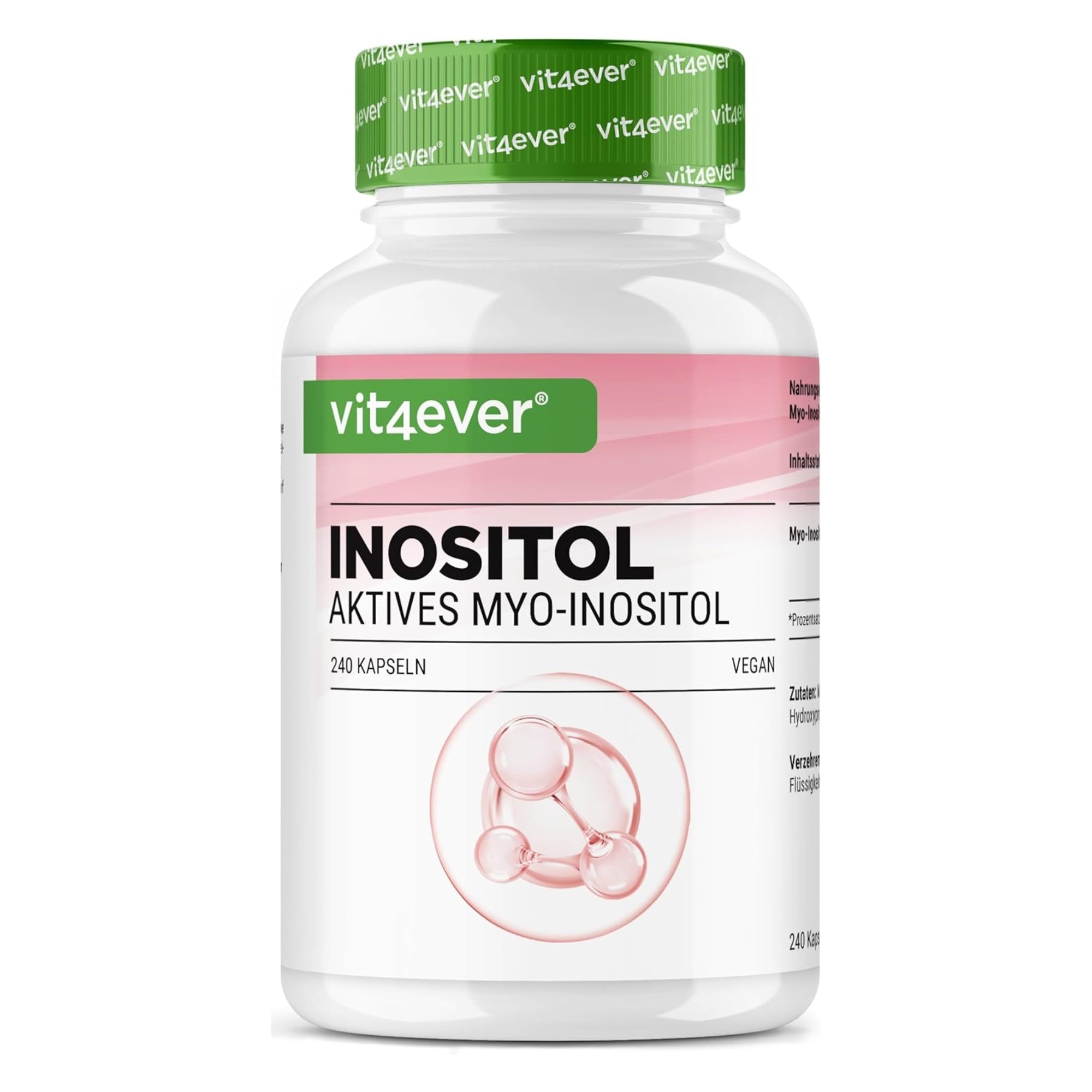 Mio-inositolo 750 mg di Vit4ever, 240 capsule