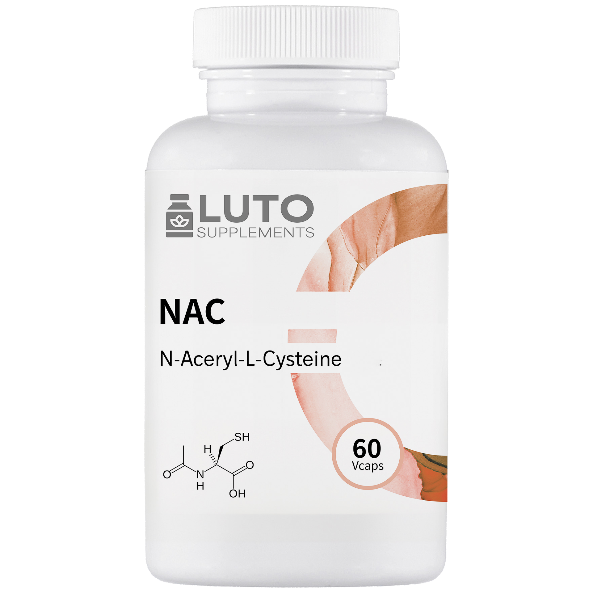 LUTO Supplements NAC N-Acetil-L-Cisteina 900mg 60 capsule con colina, silicio e biotina | acquista in Italia