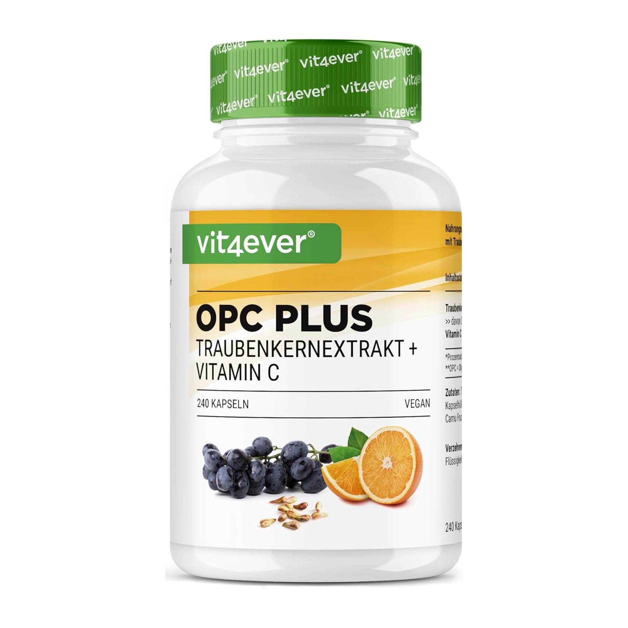 vit4ever estratto di semi d'uva + vitamina C