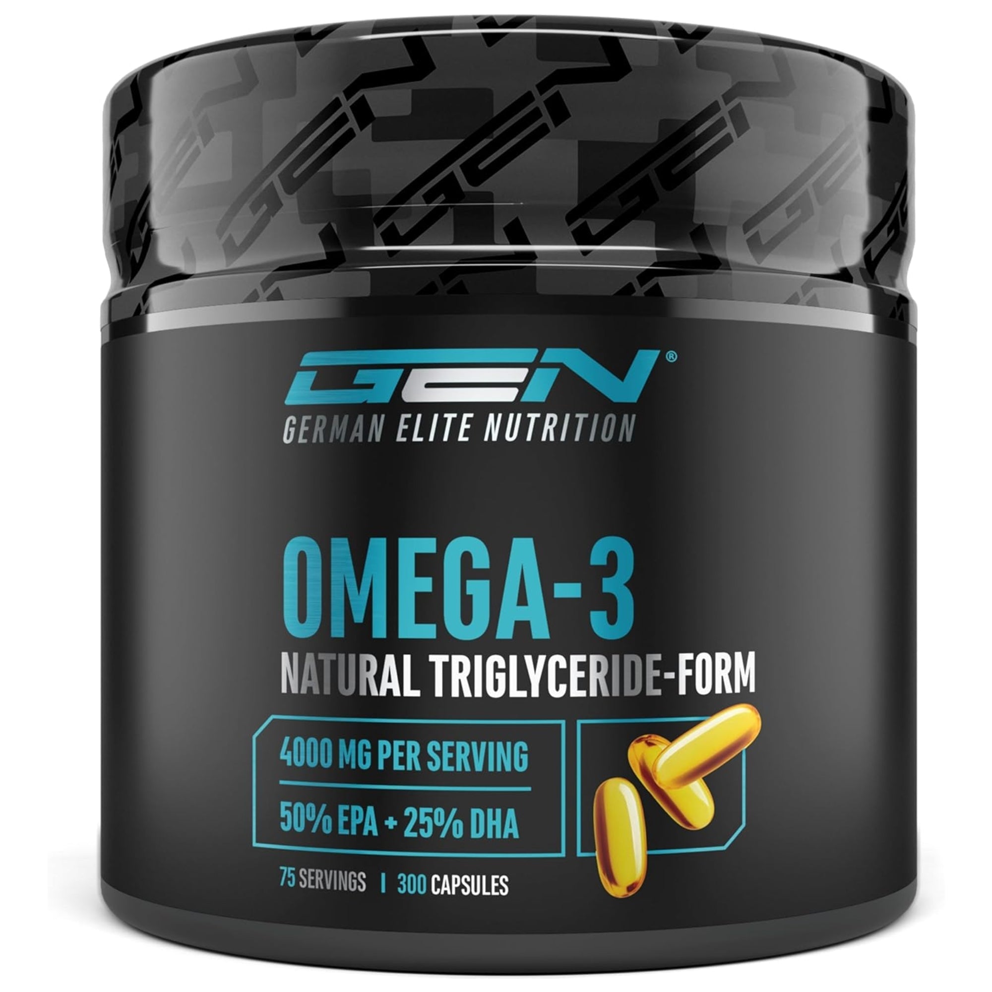 Omega-3 Ultra Caps EPA & DHA 4000mg | 300 softgel | German Elite Nutrition