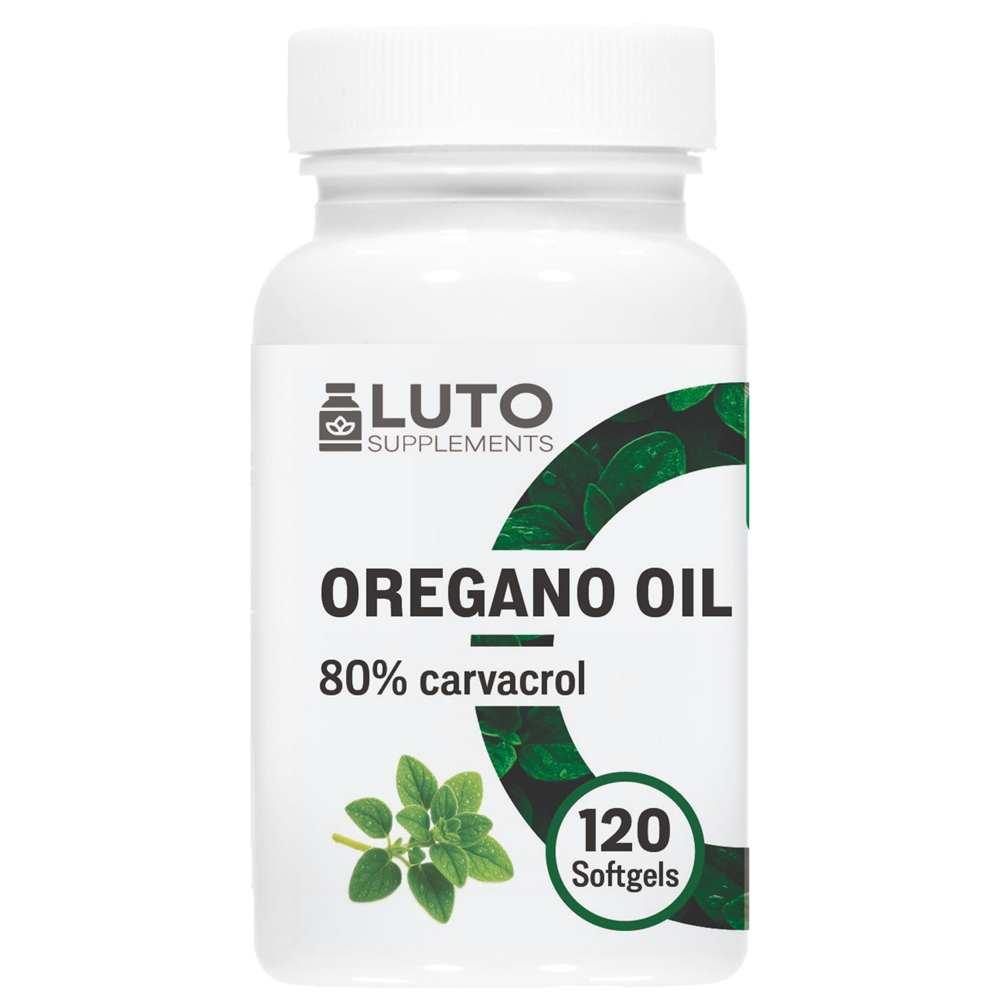 LUTO Supplements barattolo Olio di Origano con 120 softgel - olio di origano con 80% di carvacrolo