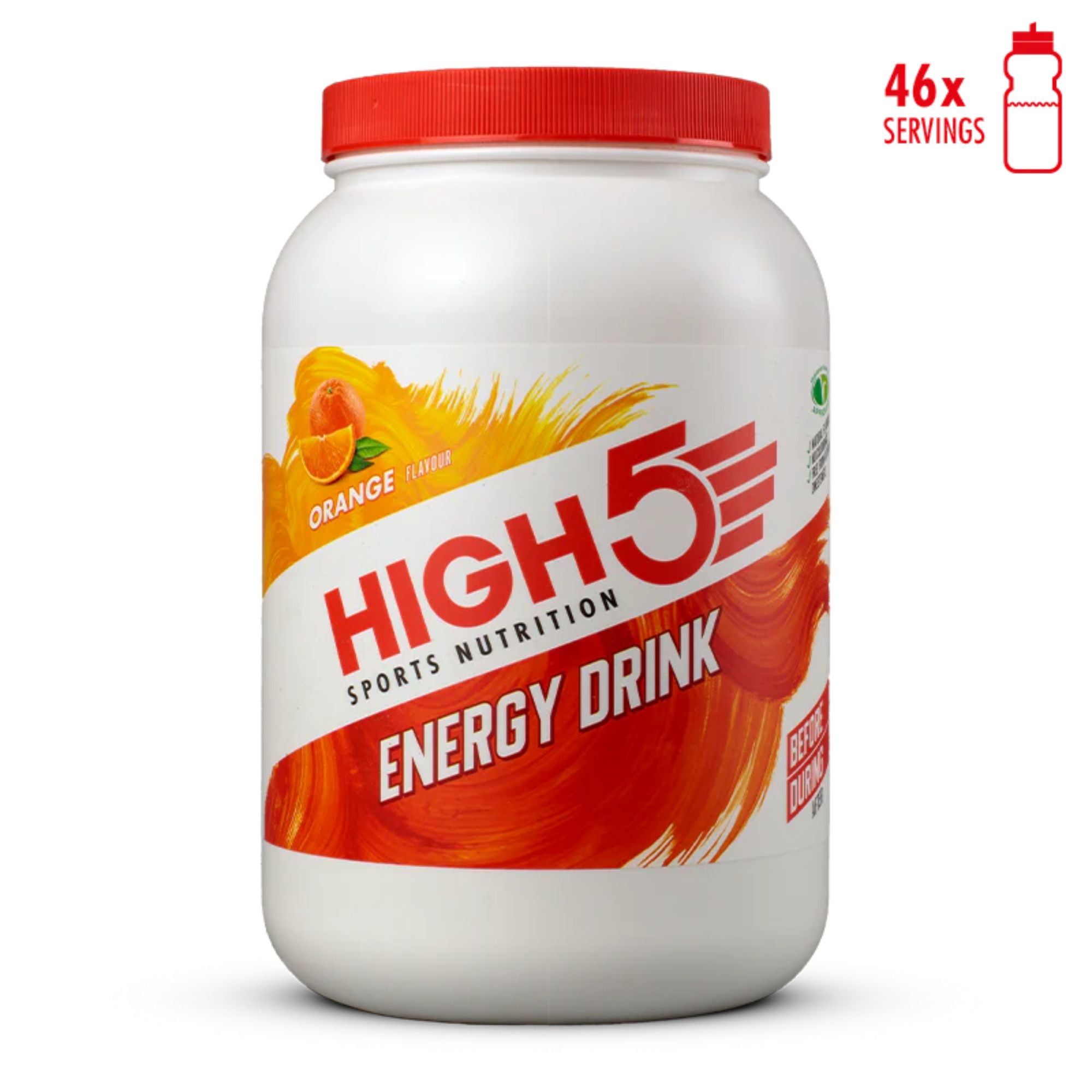 HIGH5 Energy Drink Orange | Polvere carboidrati-elettroliti