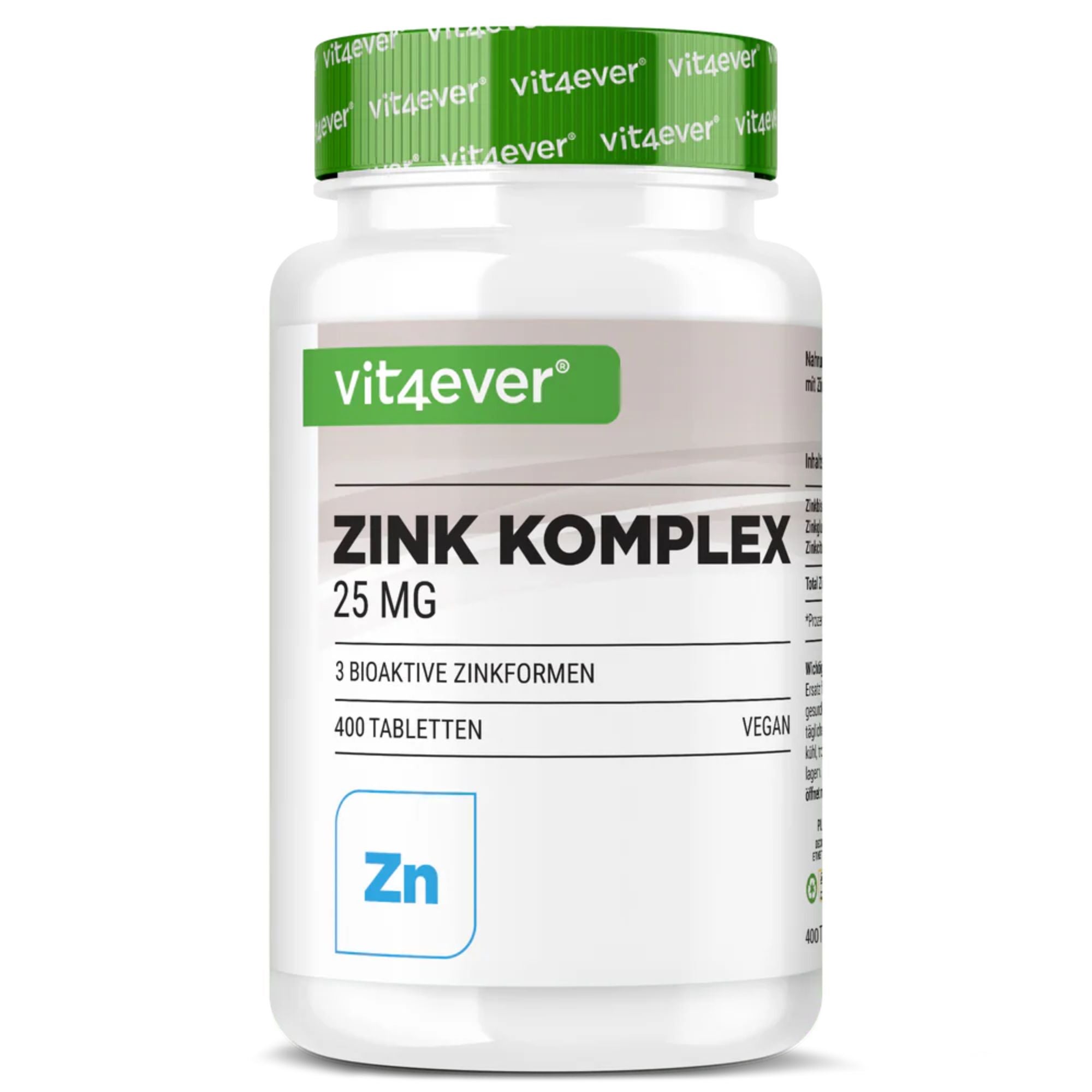 Vit4ever Zinco Complex 25 mg 400 compresse
