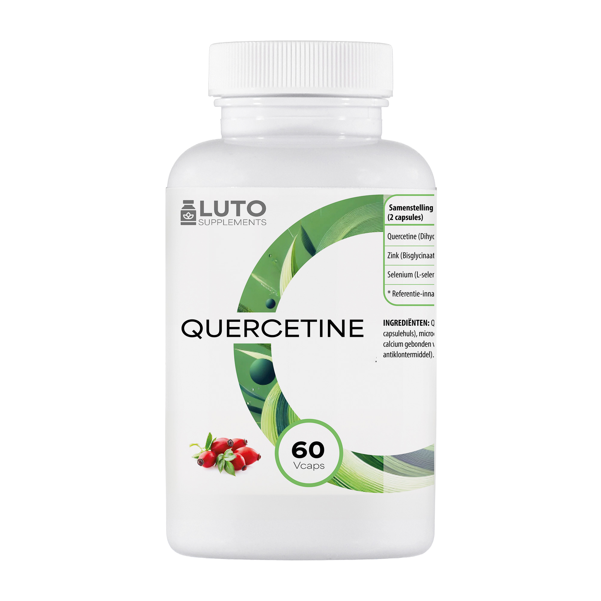LUTO Supplements Quercetina 500mg con zinco e selenio 60 capsule vegane | acquista in Italia