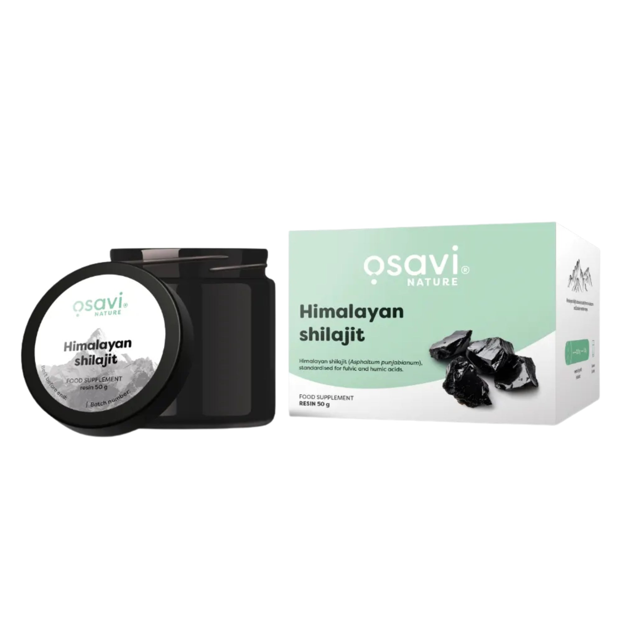 Osavi Himalaya Shilajit 500mg (Asphaltum punjabianum) - integratore minerale in resina da 25g | acquista in Italia