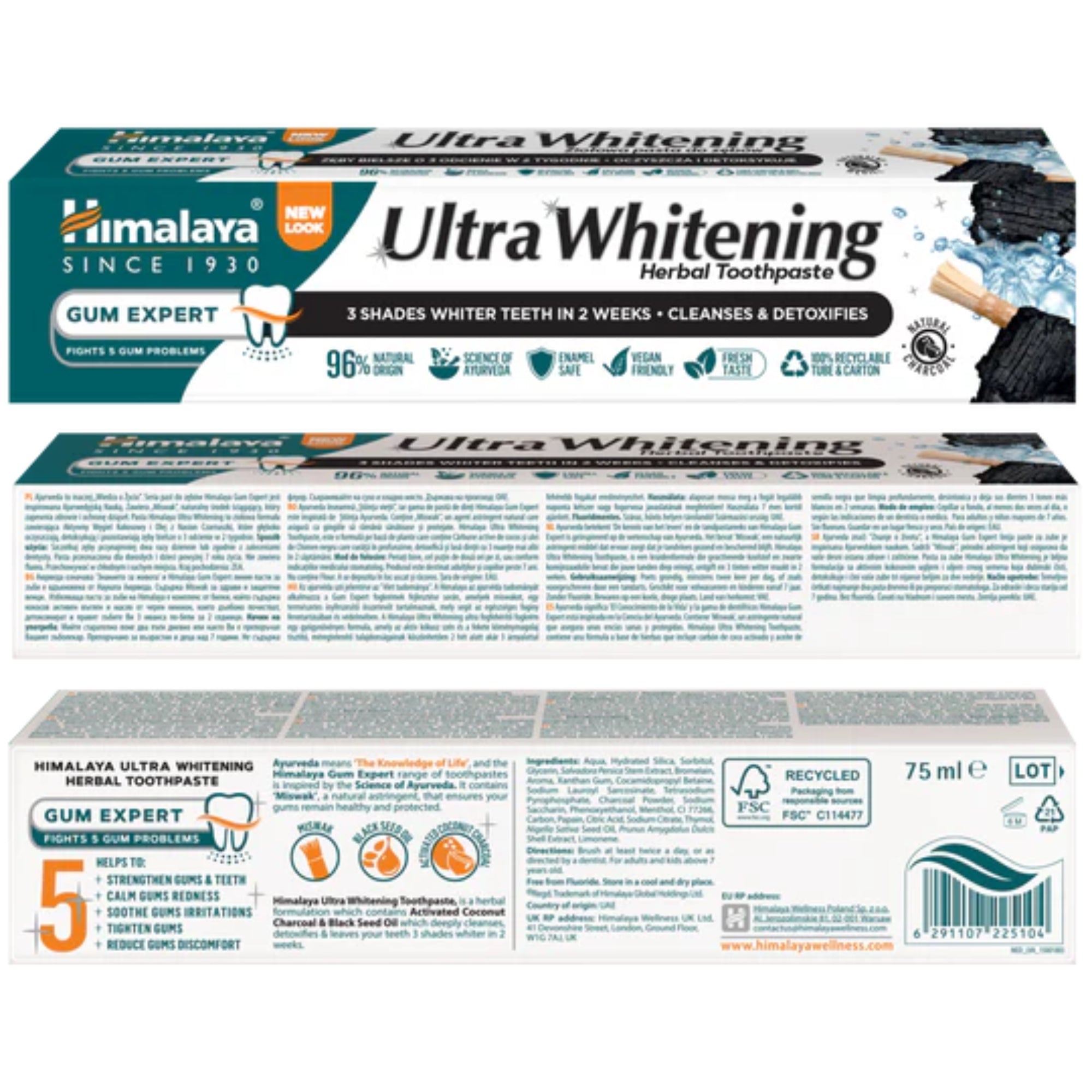 Dentifricio Ultra Whitening | 75 ml | Himalaya