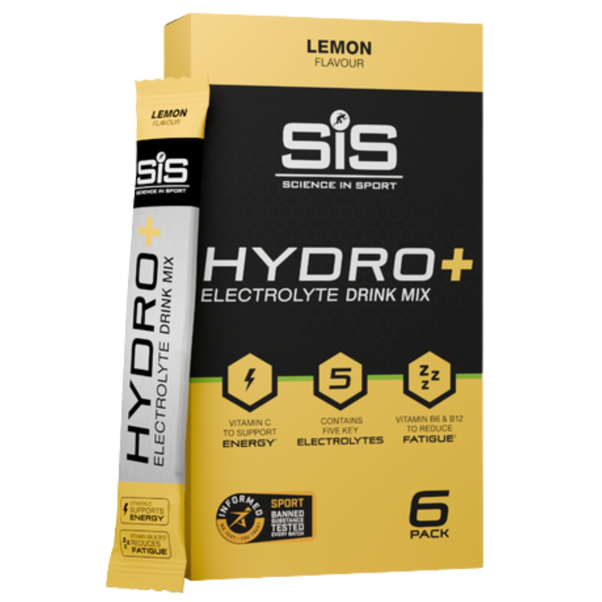 SiS Hydro+ Drink Mix | Elettroliti | Lemon | 6-pack