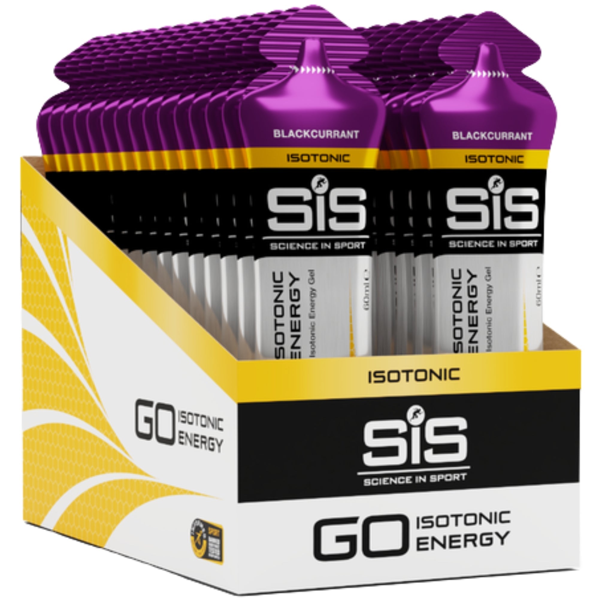 SiS GO Isotonic Energy Gel Ribes Nero 30 pezzi