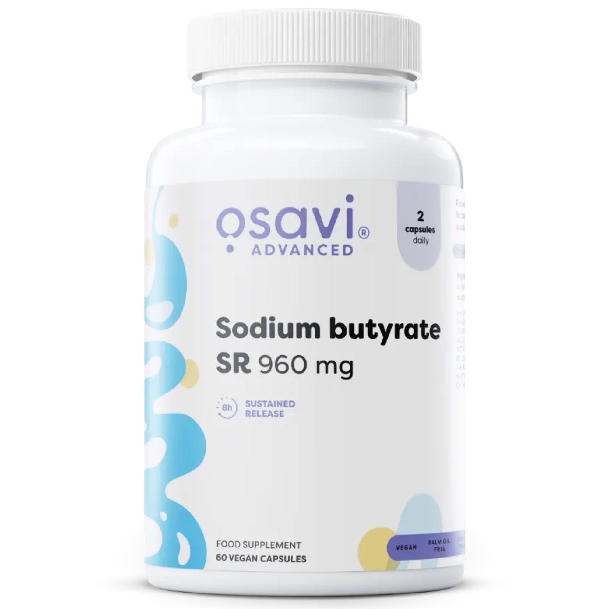 Osavi Butirrato di Sodio SR 960mg - capsule vegane a rilascio prolungato sustained release | acquista in Italia
