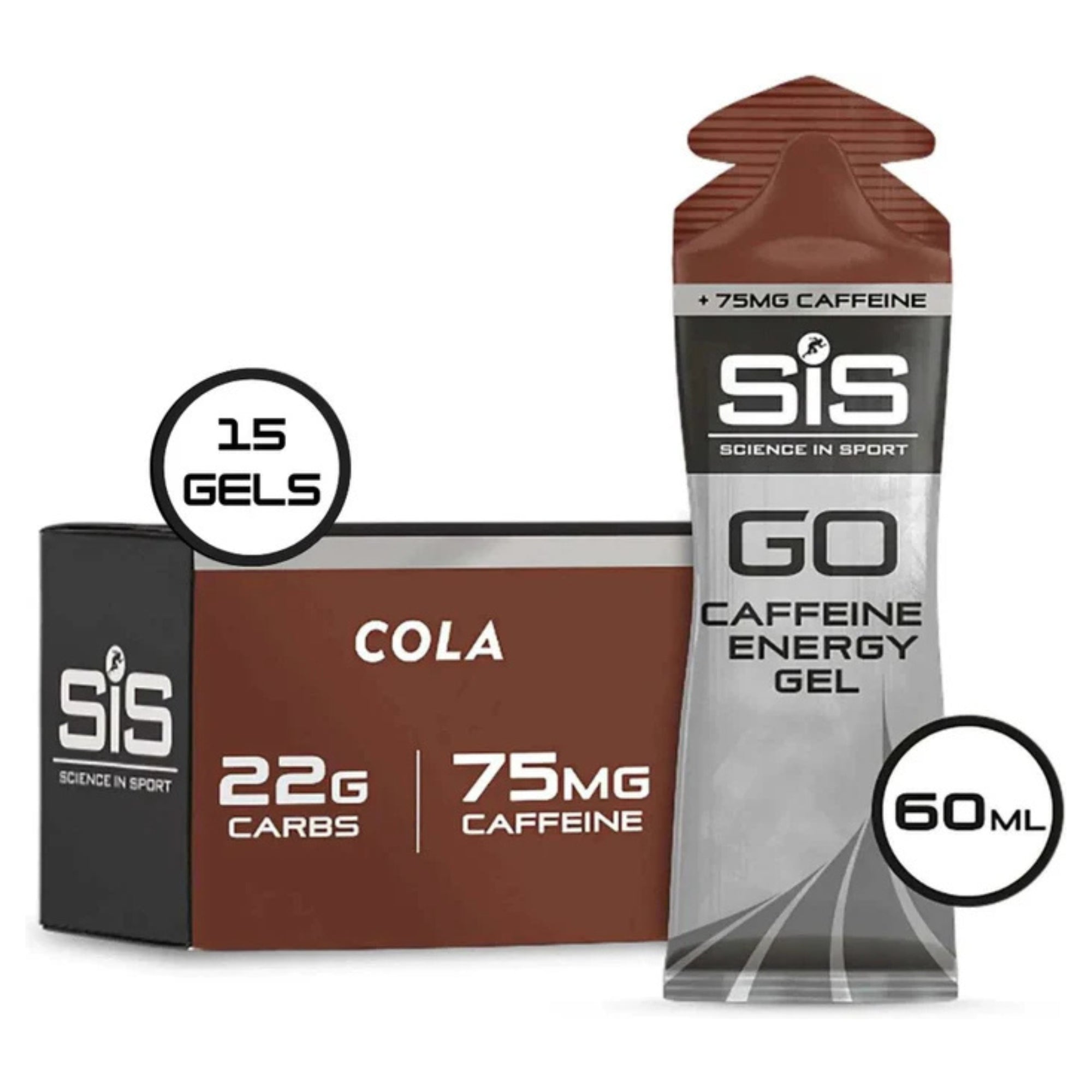 SiS GO Isotonic Energygel + Caffeina Cola 15 pezzi