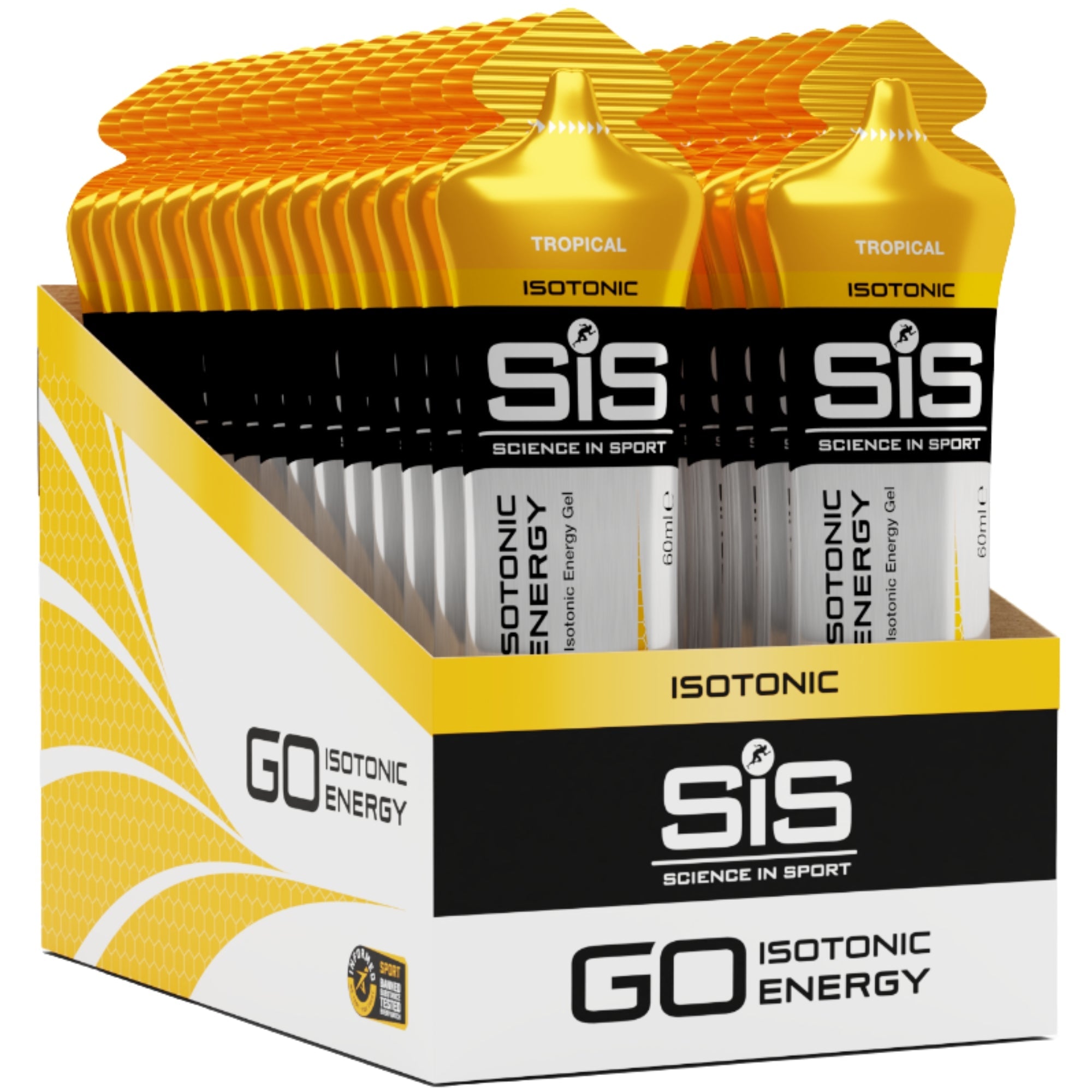 SiS GO Isotonic Energy Gel Tropicale 30 pezzi