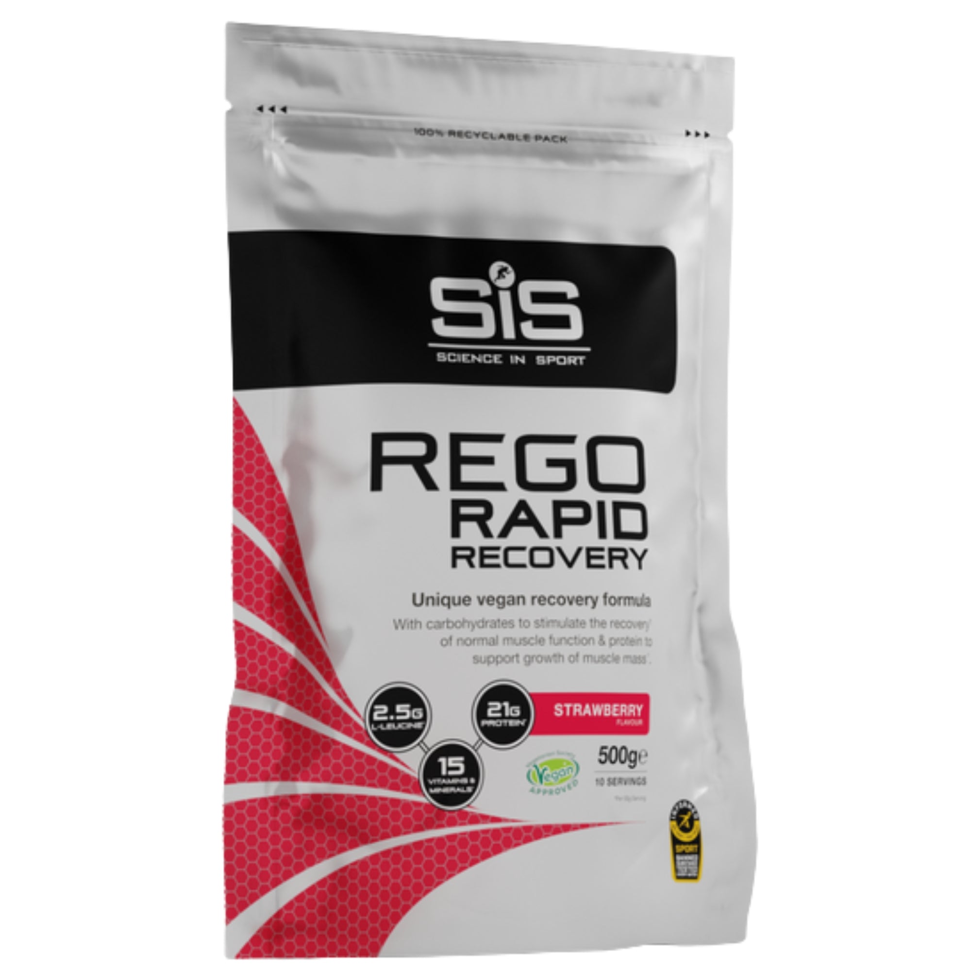 SiS REGO Rapid Recovery Drink in polvere | 20g di proteine per porzione | Fragola
