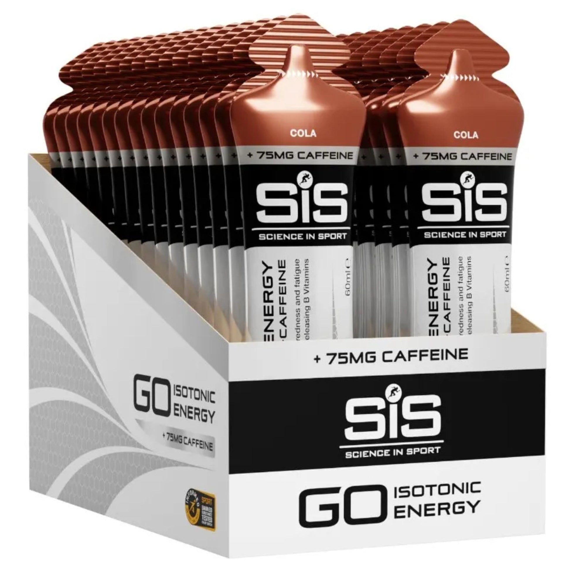 SiS GO Isotonic Energygel + Caffeina Cola 30 pezzi