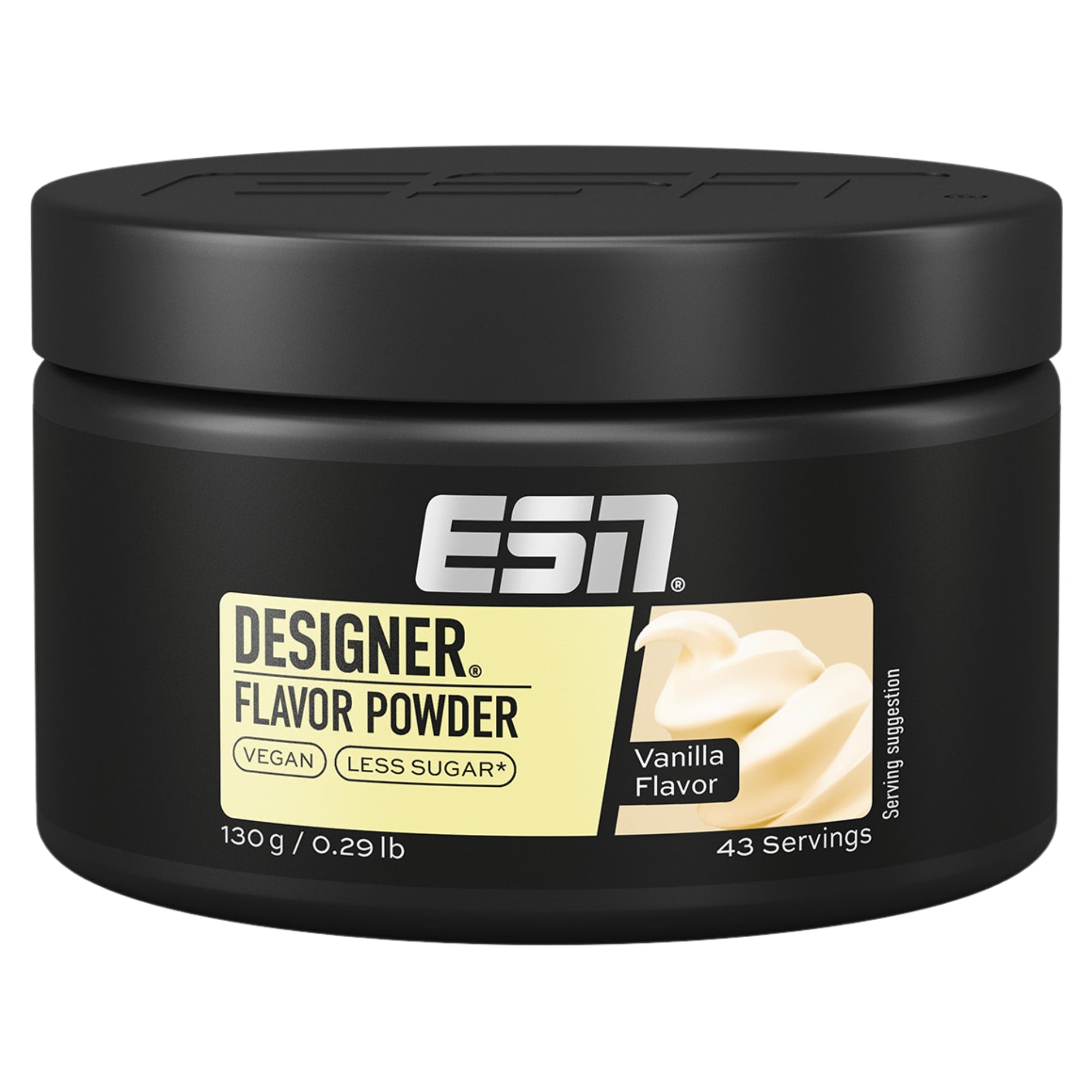 ESN Designer Flavor Powder Vanilla 130 g 43 porzioni Vegano