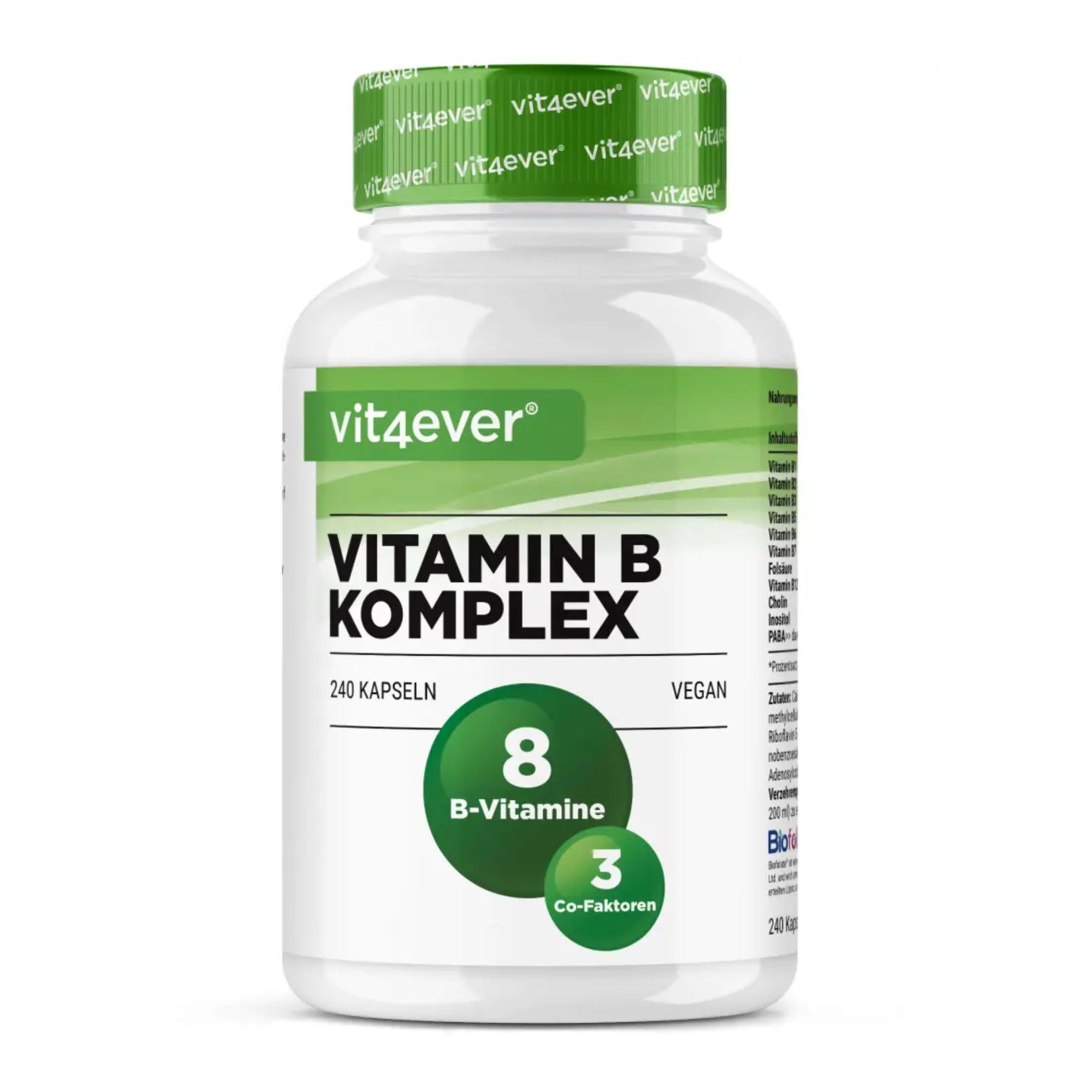 Complesso Vitamina B Intenso 240 capsule Vit4ever