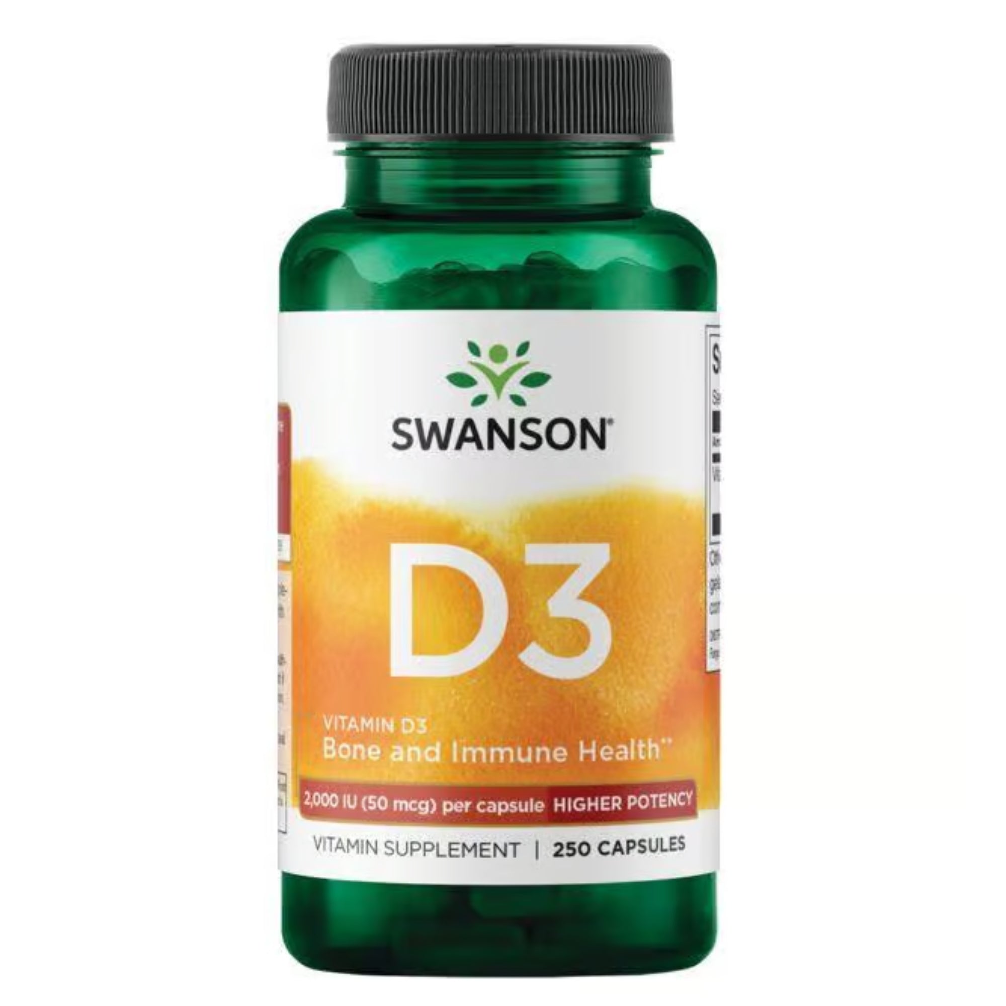 Swanson Vitamina D3 2.000UI 250 capsule - integratore alimentare | acquista in Olanda e Belgio