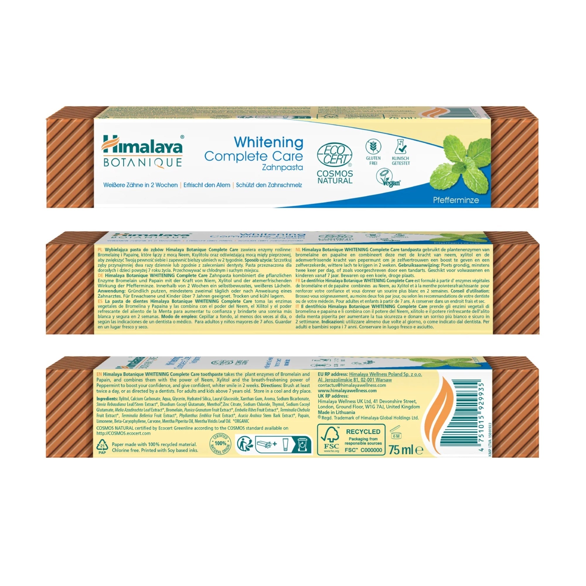 Whitening complete care composizione e utilizzo Himalaya