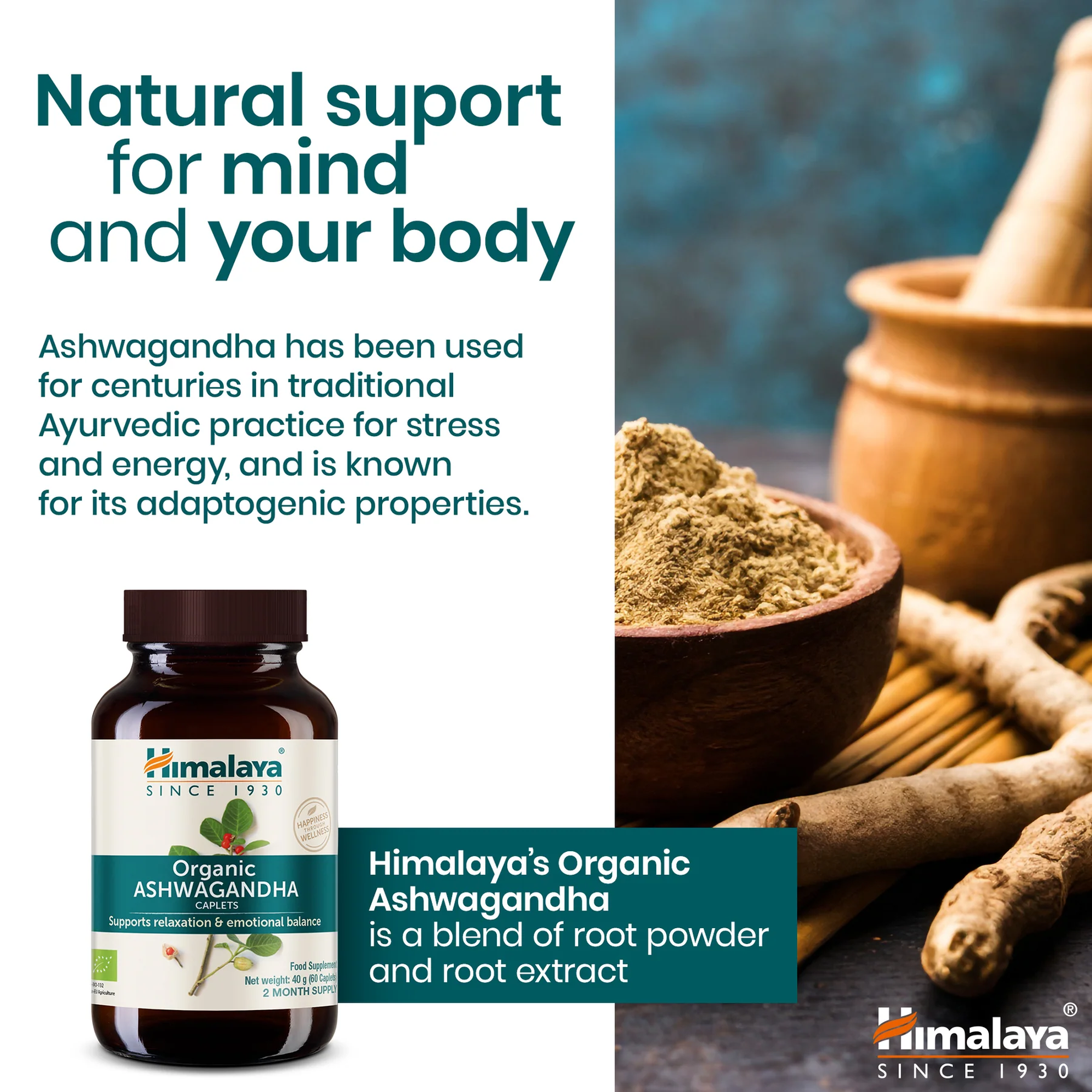 Himalaya Ashwagandha supporto naturale per corpo e mente
