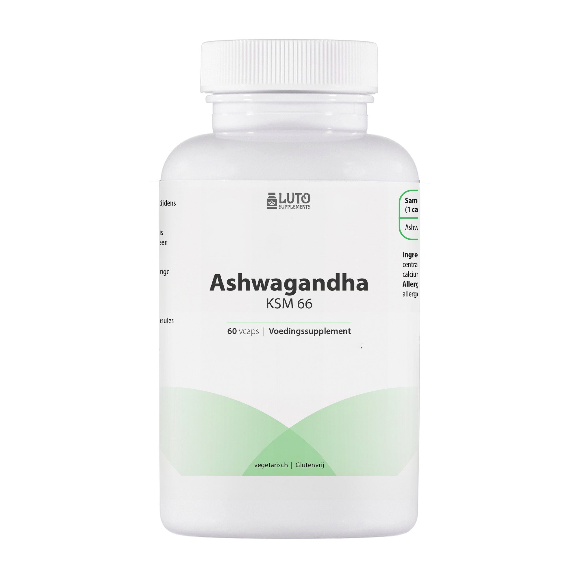 LUTO Supplements Ashwagandha KSM-66 300mg 60 capsule vegane integratore vegetale | acquista in Italia