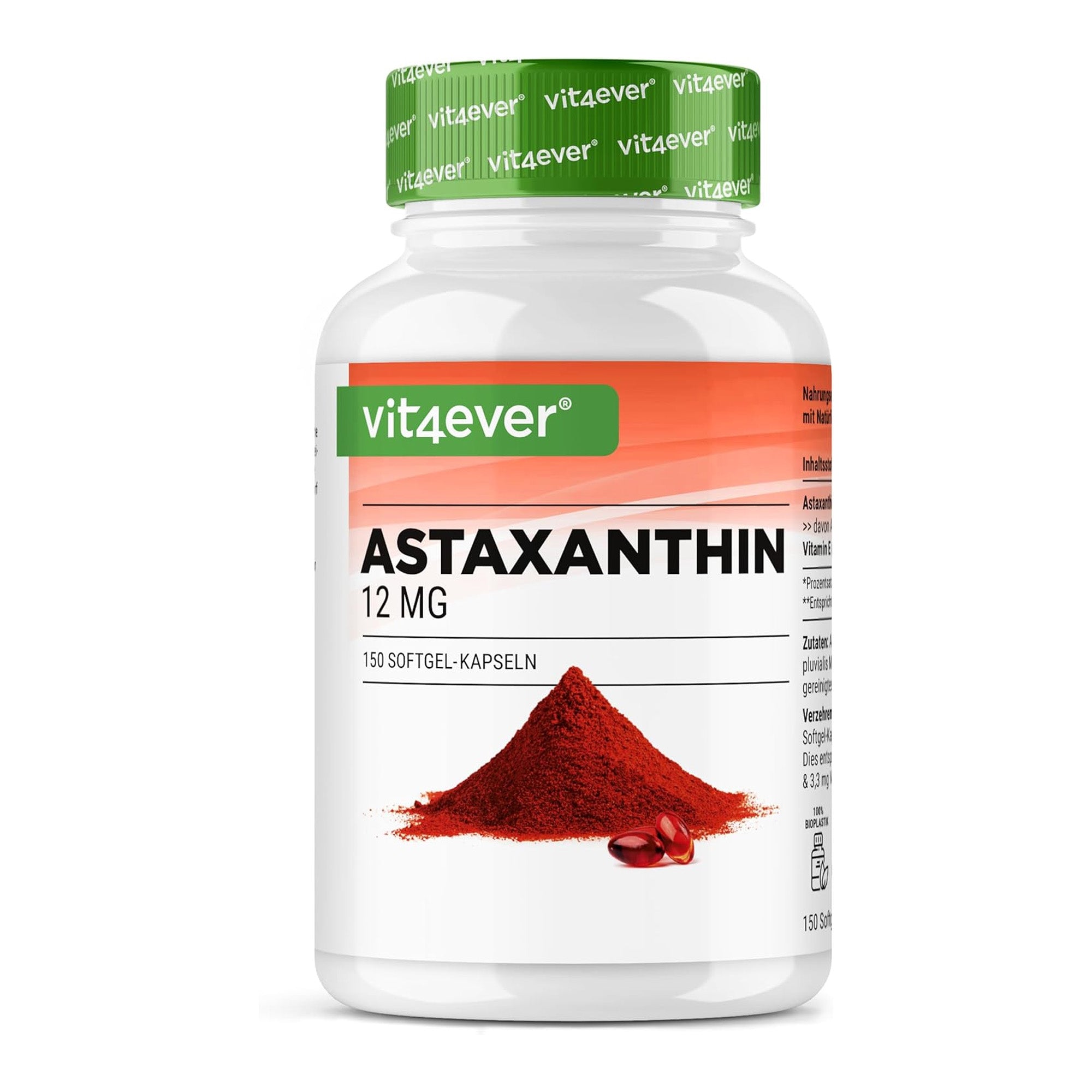Astaxantina 12mg | 150 Softgel | Vit4ever