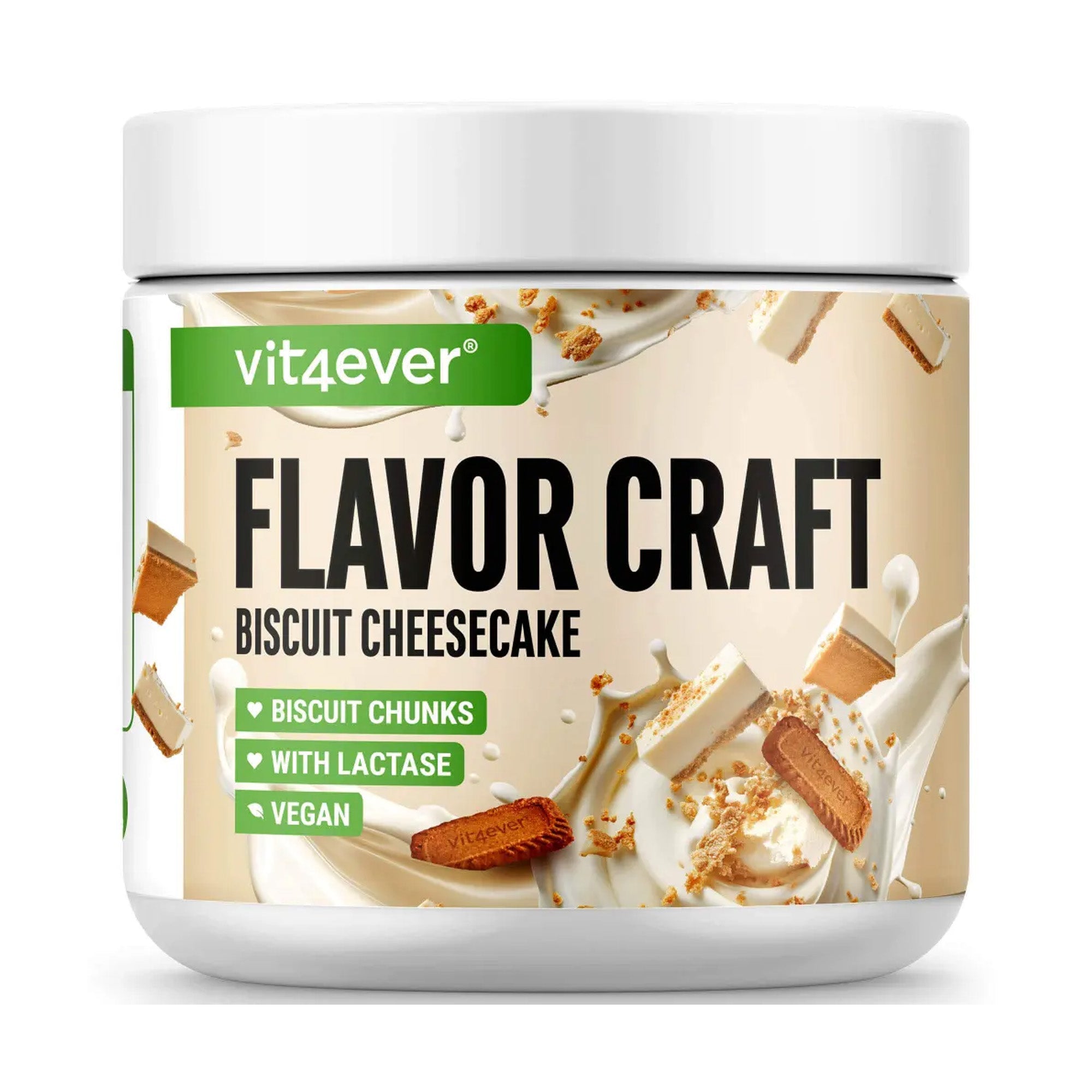 Vit4ever Flavor Craft Biscuit cheesecake polvere aromatizzante 250g | acquista in Italia