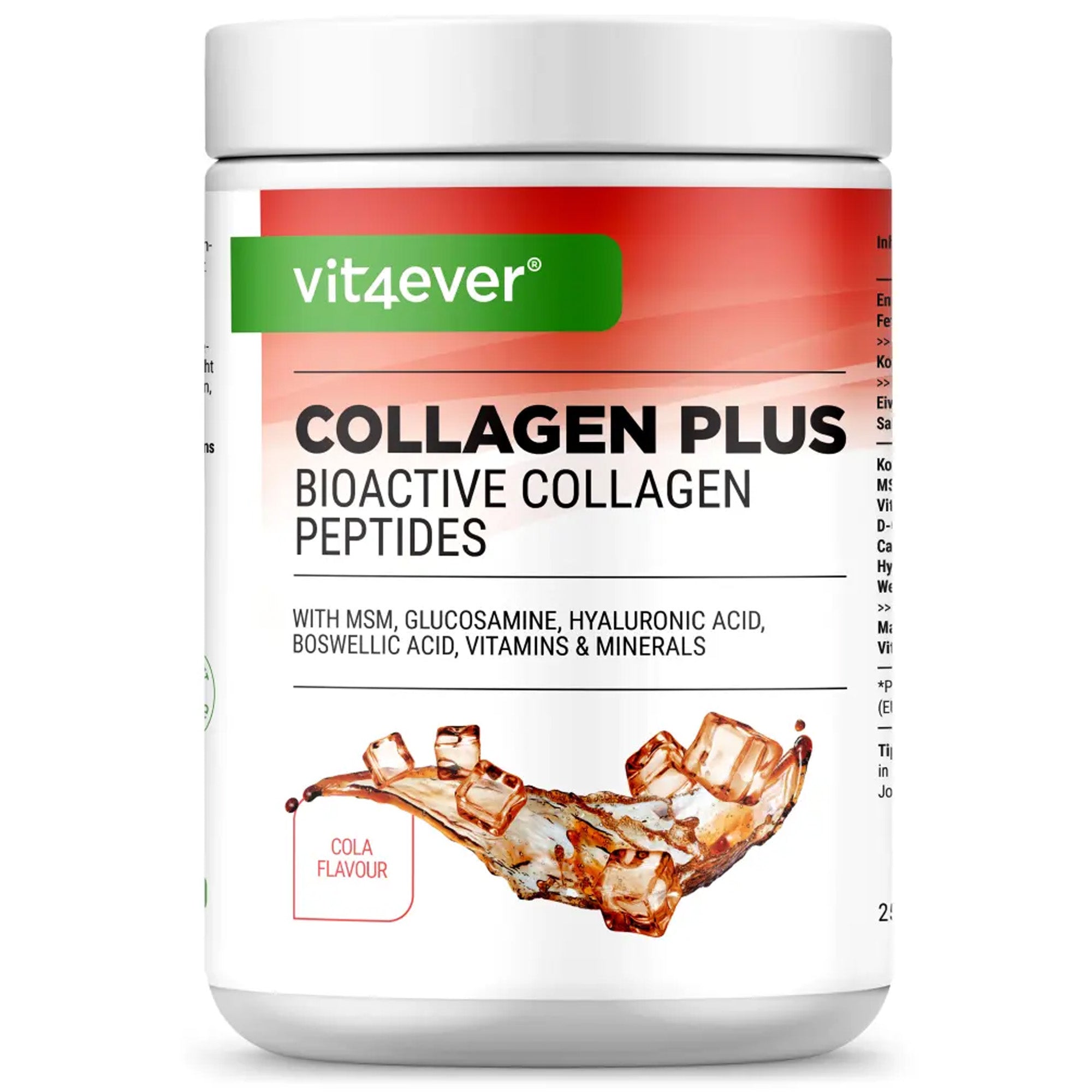 Collagene Plus Cola | 500g | Vit4ever