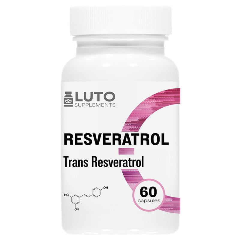 LUTO Supplements Resveratrolo 250mg 98% trans-resveratrolo 60 capsule vegetali | acquista in Italia