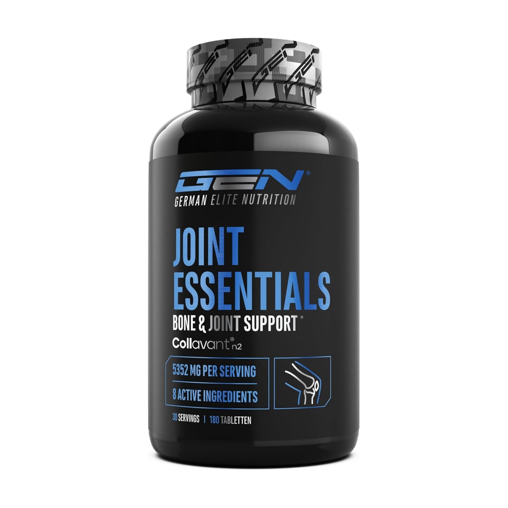 Joint Essentials Glucosamina, Condroitina, MSM & Collagene | 180 compresse | German Elite Nutrition