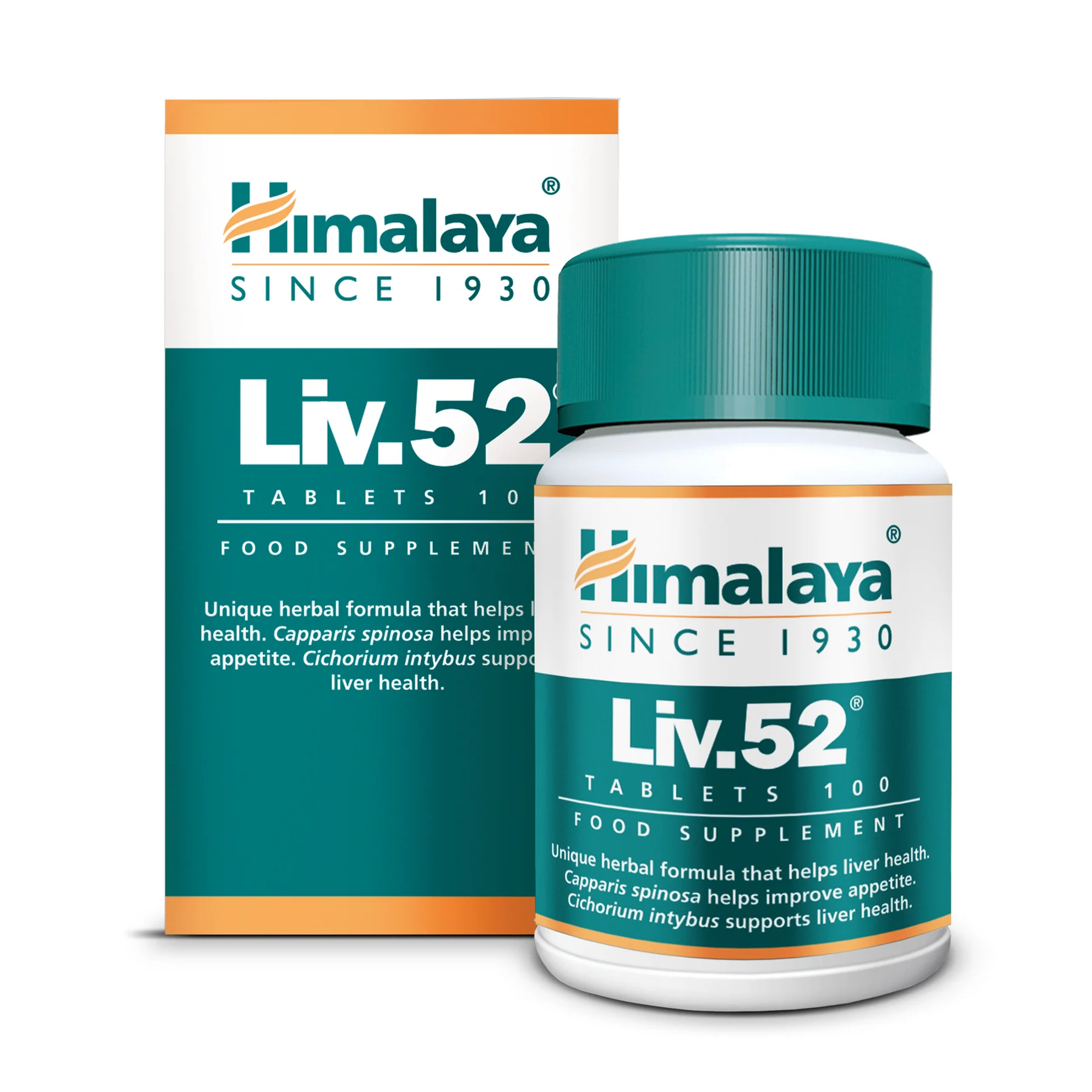 Himalaya Liv.52 scatola e barattolo con 100 compresse