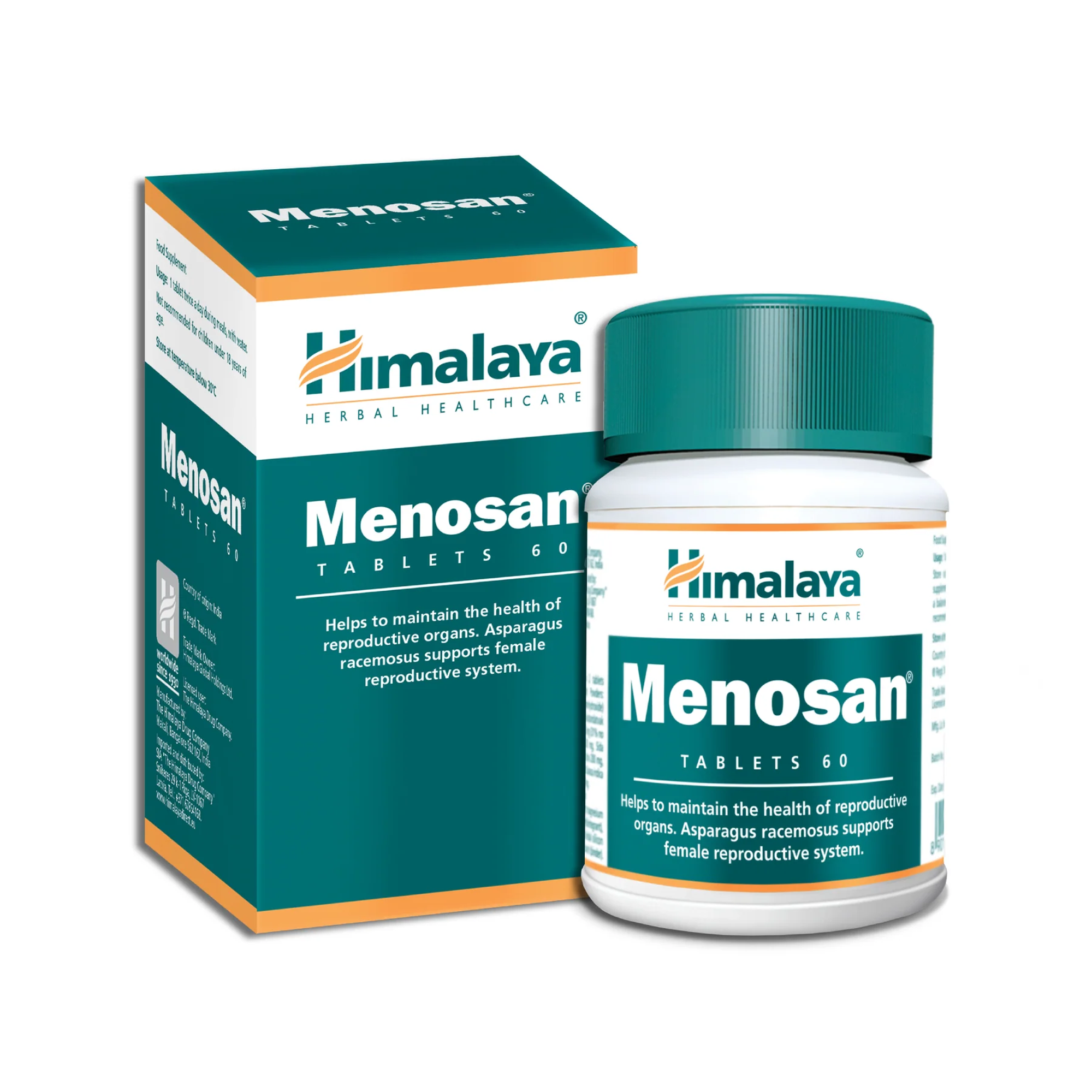 Himalaya Menosan scatola e barattolo con 60 compresse