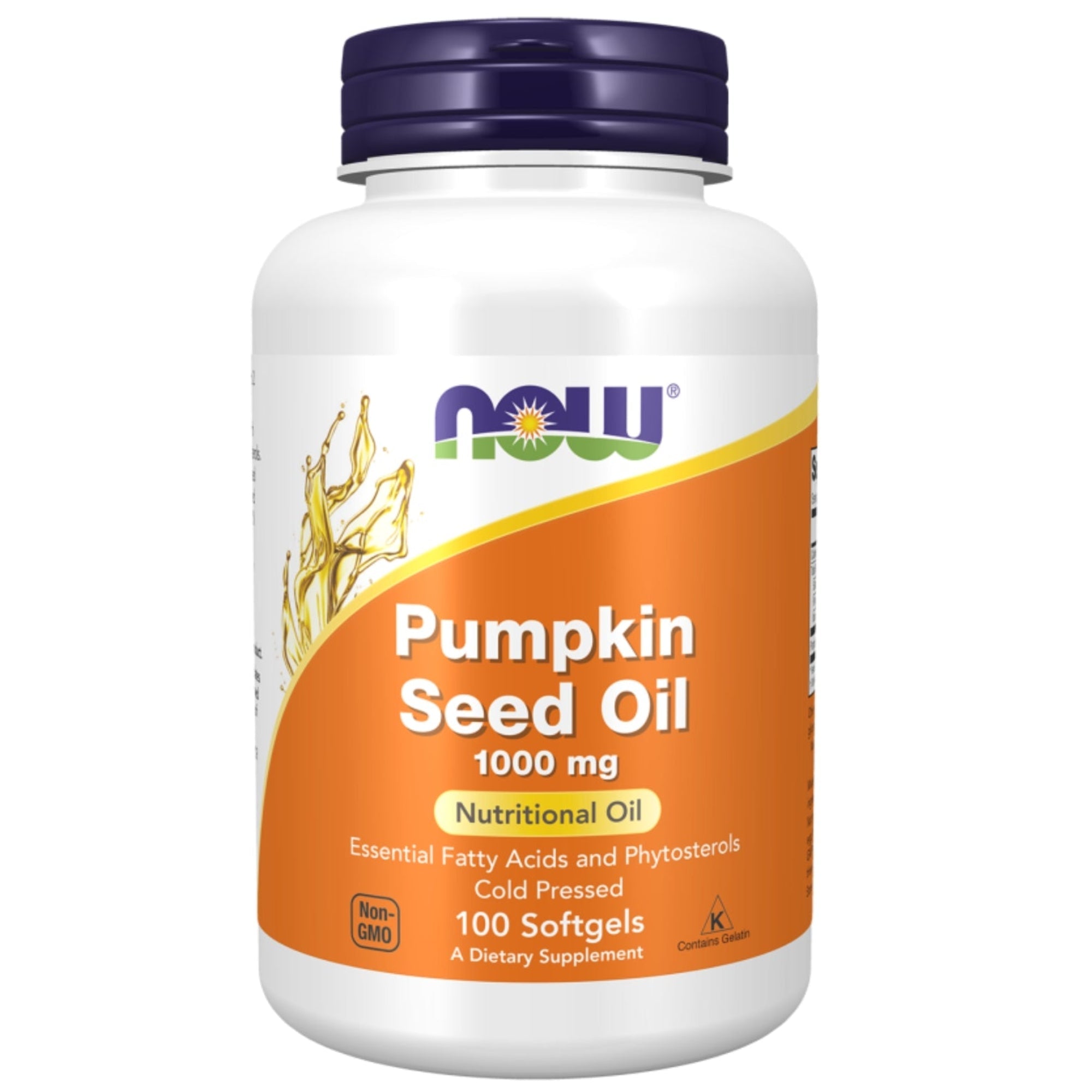 Olio di Semi di Zucca 1000 mg | 100 softgel | NOW Foods