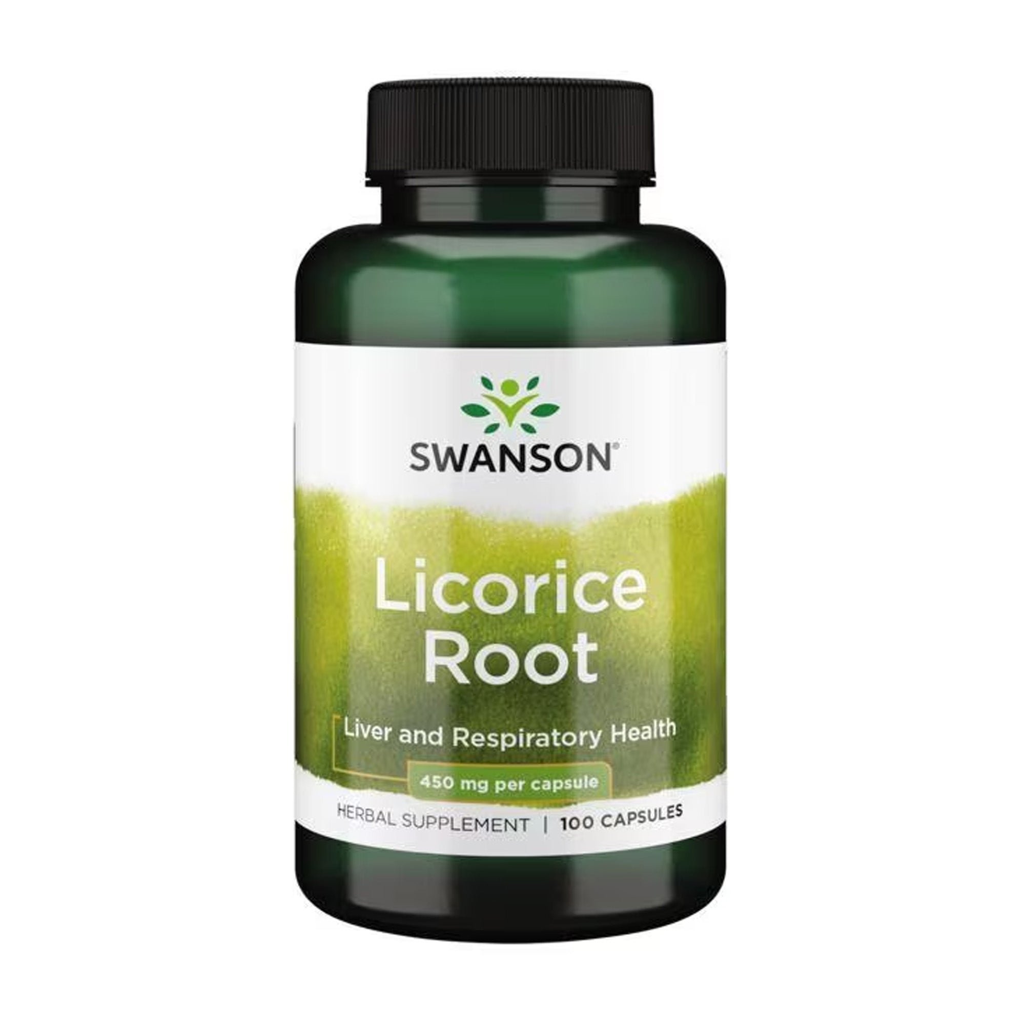 Swanson Licorice Root | Radice di Liquirizia | 900 mg per porzione | 100 capsule