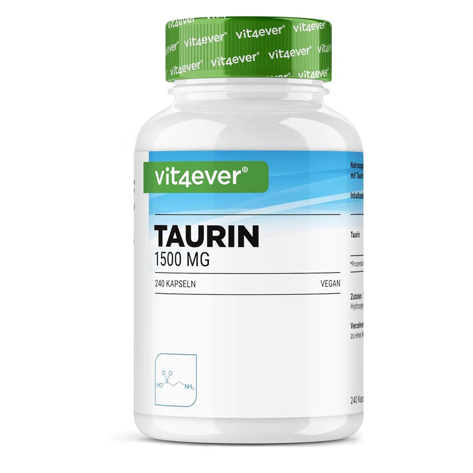 Taurina 1500mg in capsule di Vit4ever