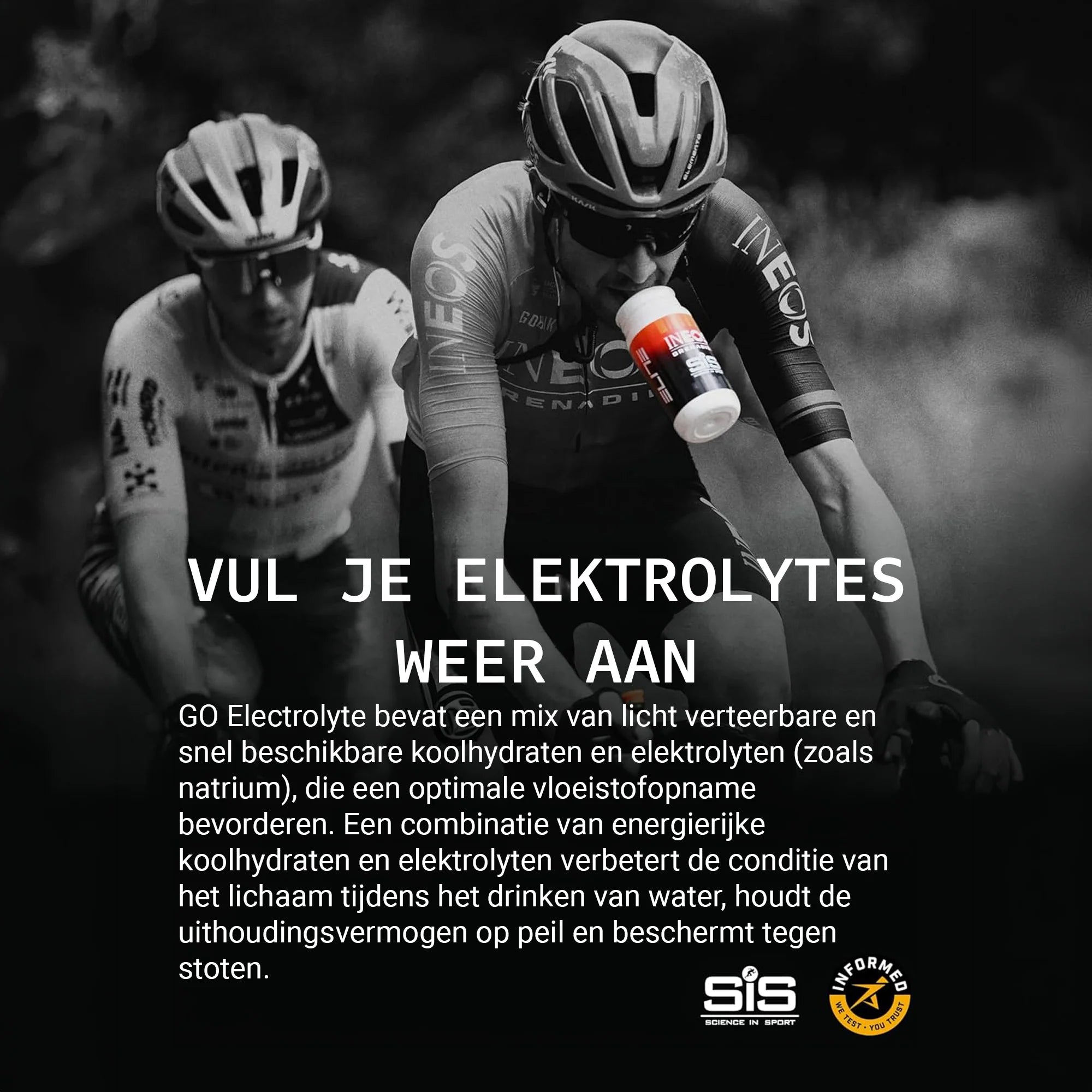 SiS GO Electrolyte Arancia infografica elettroliti